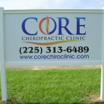Core Chiropractic Aluminum Sign Photo