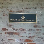Photo Of Bronze Plaques, Baton Rouge Business Sign - Greater Baton Rouge Signs