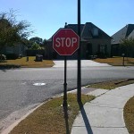 Forest Creek Subdivision - Stop Sign Photo - Greater Baton Rouge Signs