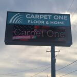 Carpet Store sign created by Greater Baton Rouge Signs